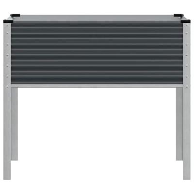 Plantenbak 100x41x90 cm staal antracietkleurig