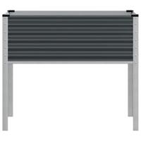 Plantenbak 100x41x90 cm staal antracietkleurig - thumbnail