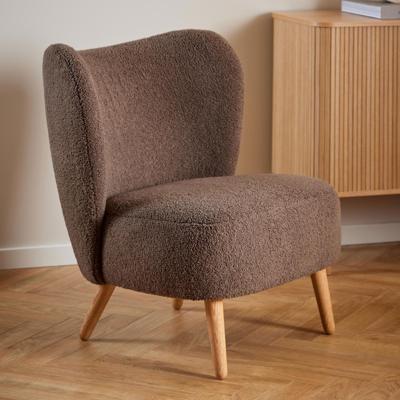 Bendt Fauteuil 'Napolean' Teddy, kleur Bruin Bendt Fauteuil 'Napolean' Teddy, kleur Bruin