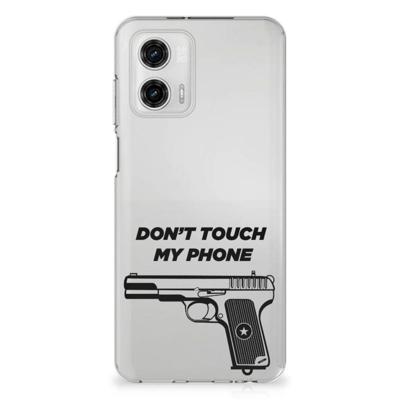 Motorola Moto G73 Silicone-hoesje Pistol DTMP Motorola Moto G73 Silicone-hoesje Pistol DTMP