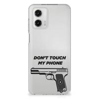 Motorola Moto G73 Silicone-hoesje Pistol DTMP - thumbnail