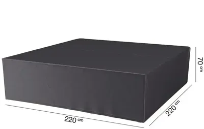 Loungesethoes 220x220xH70 cm antraciet AeroCover - Aerocover