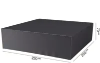 Loungesethoes 220x220xH70 cm antraciet AeroCover - Aerocover - thumbnail