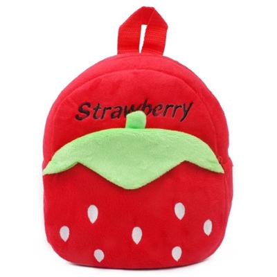 Kinderen cartoon rugzak kleuterschool kinderen cute schooltas baby meisjes schooltas (aardbei)