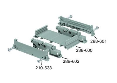 Zijafsluiting 288-601 Grijs 1 stuk(s) WAGO 288-601