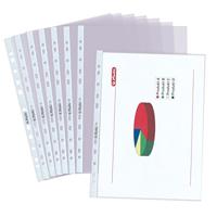 Herlitz Showtassen 10840320 DIN A4 PP Transparant 10840320 100 stuk(s) - thumbnail