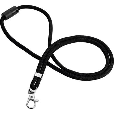 Durable textielkoorD rPET, met karabijnhaak, zwart, pak van 10 stuks