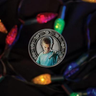 Stranger Things Collectable Coin Eleven & Hopper 4 cm - thumbnail