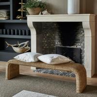 Rivièra Maison Bankje 'Santos' Rattan, 160cm - thumbnail