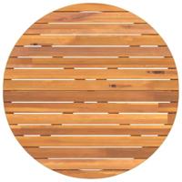Tuintafel rond Ø110x75 cm massief acaciahout - thumbnail