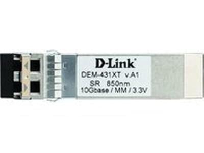 DEM 431XT - SFP+ transceivermodule - 10 GigE - 10GBase-SR - maximaal 300 m - voor D-Link Data Center 10; DGS 3630; DXS 1100, 1210, 3400, 3600; Web Smart DXS-1210-12