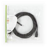 USB 2.0-Kabel | A Male - A Male | 5,0 m | Zwart - thumbnail