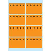 Etiket HERMA 3774 26x40mm diepvries oranje 48stuks - thumbnail