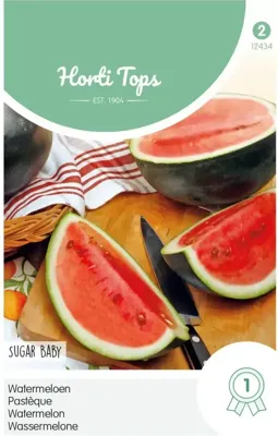 Zaden Watermeloenen Sugar Baby Hortitops - Hortitops
