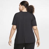 Nike Plus Size sport T-shirt zwart - thumbnail