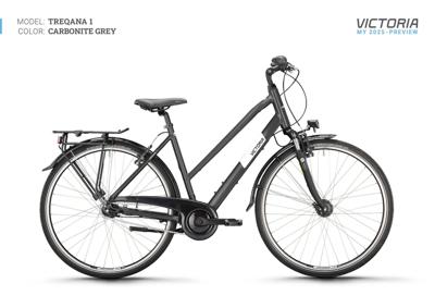 VICTORIA trekkingfiets "treqana 1" (#1) wheel treqana 1 28/50 trap. 7gg carb. grey