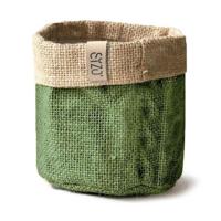 Sizo Waterdichte Plantenzak van Jute 30 cm Olijfgroen - thumbnail