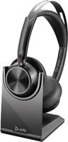 HP Poly Voyager Focus 2 On Ear headset Bluetooth Stereo Zwart Noise Cancelling Headset Computer - thumbnail