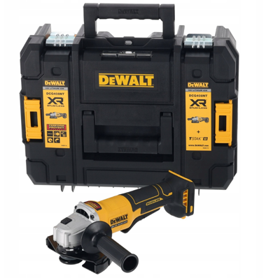 DeWalt DCG408NT-XJ 18V XR Accu Haakse Slijper | 125mm | Dodemansschakelaar | Zonder accu&apos;s en lader in TSTAK - DCG408NT-XJ