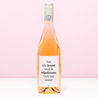 Wijnfles Van alle lessen - Rosé (Blush Rosé)