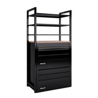 XLC Grs kast werkplaats 1250 zw ral9005 *op best* - thumbnail