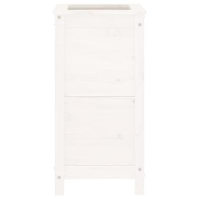 VidaXL Plantenbak 40x40x78 cm massief grenenhout wit VidaXL Plantenbak 40x40x78 cm massief grenenhout wit