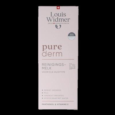 Louis Widmer Purederm Reinigingsmelk Zonder Parfum 200ml