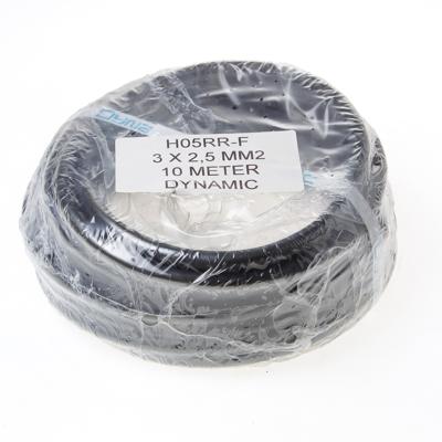 Kabel neopreen zwart 3 x 2.5mm² x 25 meter