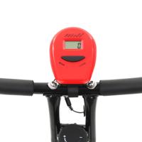 vidaXL Hometrainer X-bike magnetisch met hartslagmeter zwart en rood - thumbnail