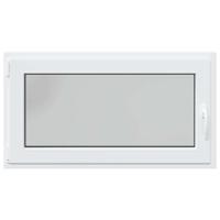 Kelderraam RISOR 110x50 cm draaikiep-draai DIN links wit - thumbnail