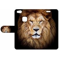 Huawei P10 Lite | Telefoonhoesje | Met pasjeshouder | Leeuw - thumbnail