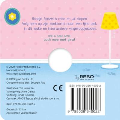 Knuffelhondje - vingerpopboek