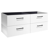 Onderkast Differnz Hilde120x50x45.5 cm Hoogglans Wit Differnz - thumbnail