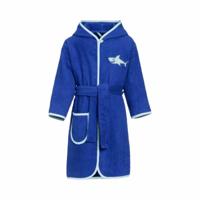 Playshoes badjas Haai Blauw-134-140 - thumbnail