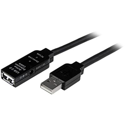 .com 10m USB 2.0 actieve verlengkabel - M/F - USB-verlengkabel - USB (V) naar USB (M) - USB 2.0 - 10 m - actief .com 10m USB 2.0 actieve verlengkabel - M/F - USB-verlengkabel - USB (V) naar USB (M) - USB 2.0 - 10 m - actief