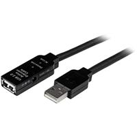 .com 10m USB 2.0 actieve verlengkabel - M/F - USB-verlengkabel - USB (V) naar USB (M) - USB 2.0 - 10 m - actief - thumbnail