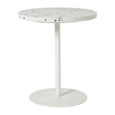 Bijzettafel Terrazzo - wit - ø40x45 cm Bijzettafel Terrazzo - wit - ø40x45 cm