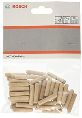 Bosch geribbelde houtdeuvels [50st] - 6x30mm