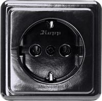 Kopp ZWART opbouw stopcontact RA - 4626100 - thumbnail