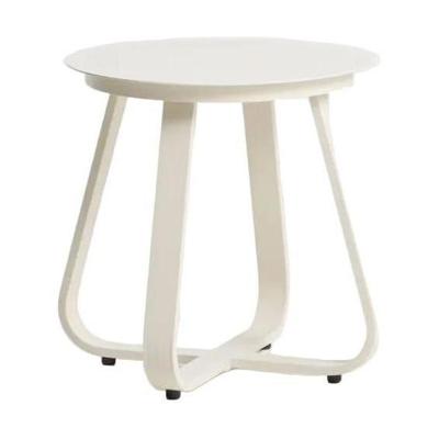 Kave Home Tamaris bijzettafel Ø48 cm Ecru