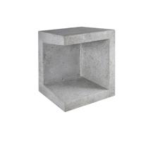 U-element hoek grijs 40x40x50 cm Gardenlux - Gardenlux - thumbnail