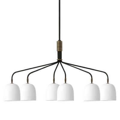 Gubi Howard Kroonluchter - 6 Arm - Wit