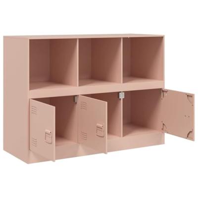 Dressoir 99x39x73 cm staal roze Dressoir 99x39x73 cm staal roze
