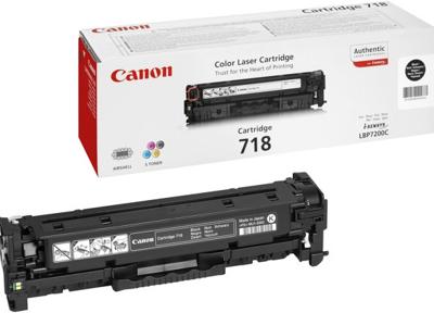 Tonercartridge Canon 718 zwart Tonercartridge Canon 718 zwart
