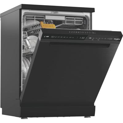 Whirlpool W8F HS61BS Vrijstaande vaatwasser Zwart