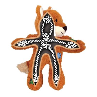 KONG WILD KNOTS VOS ORANJE 24X19X8 CM KONG WILD KNOTS VOS ORANJE 24X19X8 CM