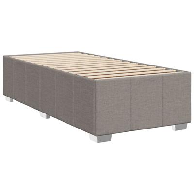 Bedframe zonder matras 80x200 cm stof taupe