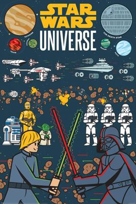 Poster Star Wars - Universe Illustrated 61x91,5cm Poster Star Wars - Universe Illustrated 61x91,5cm
