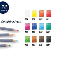 Faber Castell fc-114612 aquarelkleurpotlood faber-castell goldfaber etui 12 stuks - thumbnail