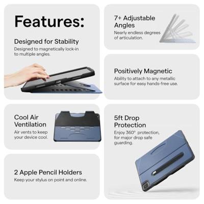 Zugu Case iPad Pro 12.9" (5th/6th gen) - Black